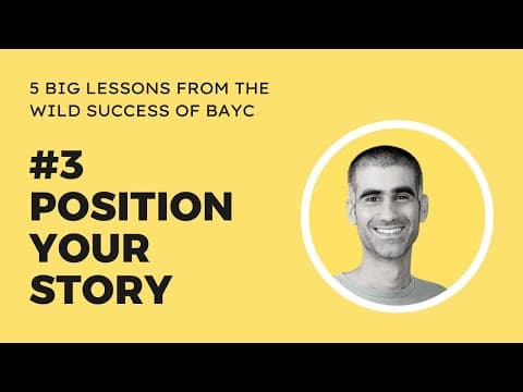 Positioning your story YouTube thumbnail
