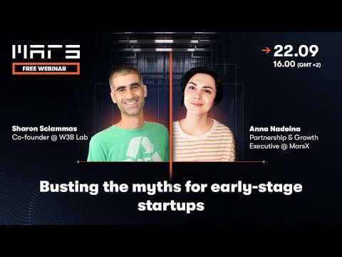 Busting the myths for early-stage startups YouTube thumbnail